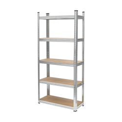 Rebel Regał Metalowy Magazynowy 150X70X30 Srebrny Rebel [[