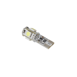 Vipow Żarówka Samochodowa Led T10 (Canbus) - 5X Smd5050, Biała [[