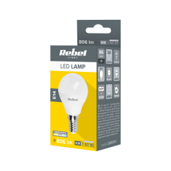 Rebel Lampa Led Rebel G45, 8W, E14, 3000K, 230V [[