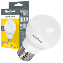 Rebel Lampa Led Rebel G45 8W, E27, 4000K, 230V [[