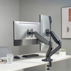 Cabletech Uchwyt Do 2 Monitorów  (17-32") [[