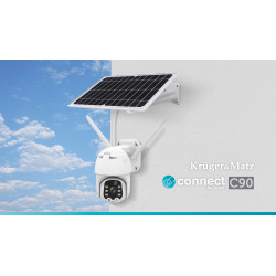 Krüger&Matz Kamera Wi-Fi Zewnętrzna Kruger&Matz Connect C90 Solar [[