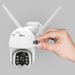 Krüger&Matz Kamera Wi-Fi Zewnętrzna Kruger&Matz Connect C90 Solar [[