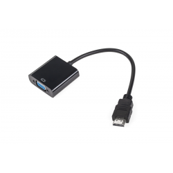 Złącze adapter wtyk HDMI - gniazdo VGA + AUDIO []
