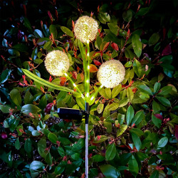 Rebel Ozdone Ogrodowe  Lampki  Solarne Rebel - Hortensja [[