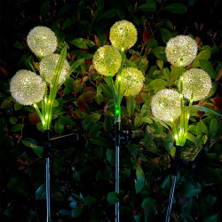 Rebel Ozdone Ogrodowe  Lampki  Solarne Rebel - Hortensja [[