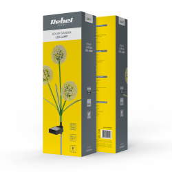 Rebel Ozdone Ogrodowe Lampki Solarne Rebel- Czosnek Ozdobny [[