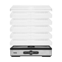 Teesa Suszarka Do Grzybów , Warzyw , Owoców , 400W , 5 Sit, Wyświetlacz, Termoobieg, Teesa [[