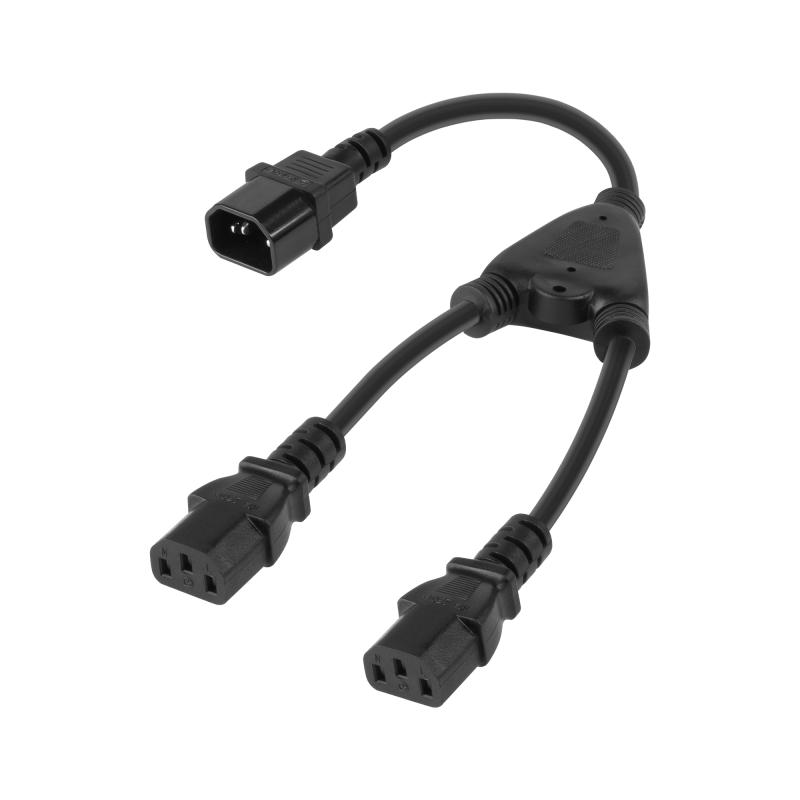 Rozdzielacz Kabla Komputerowego (Splitter) Gniazdo - 2X Wtyk [[