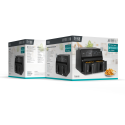 Teesa Frytkownica Beztłuszczowa Teesa Air Fryer Dual Pot Xxl 8L 2700W [[