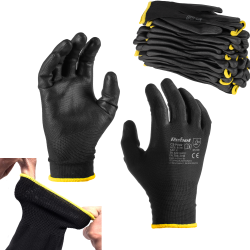 Rebel Rękawice Robocze Poliuretanowe Cs-P002  R.8 M (12Kpl.) [[