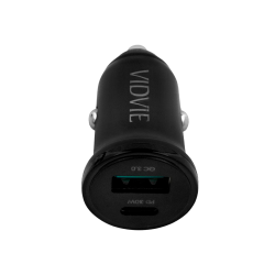 Ładowarka Samochodowa 30 W Usb + Usb Typu C Z Funkcją Powerdelivery I Quickcharge [[