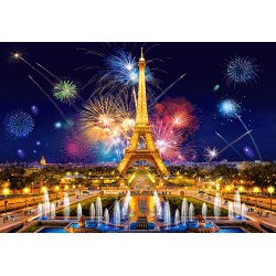 CASTORLAND Puzzle 1000el. Glamour of the Night, Paris - Fajerwerki nad Wieżą Eiffla ..