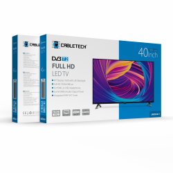 Cabletech Telewizor Cabletech 40" Fhd  Dvb-T2 H.265 Hevc [[