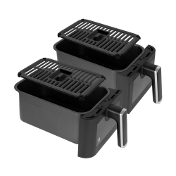 Teesa Frytkownica Beztłuszczowa Teesa Air Fryer Dual Pot Xxl 8L 2700W [[