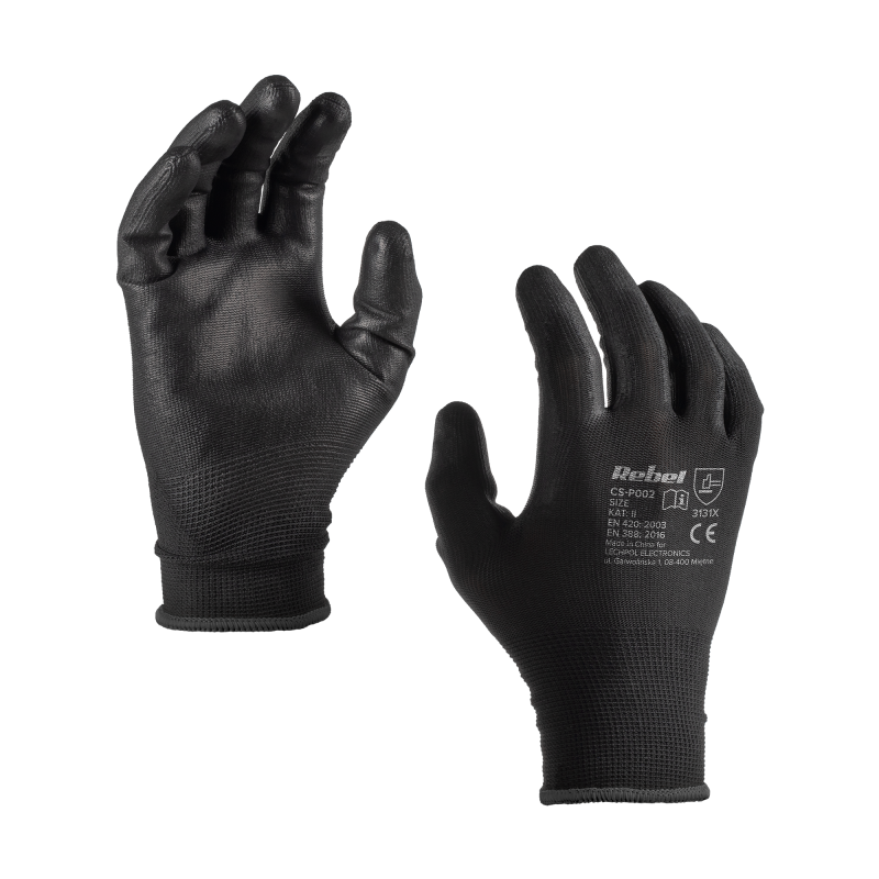 Rebel Rękawice Robocze Poliuretanowe Cs-P002  R.10 Xl (2Kpl.) [[