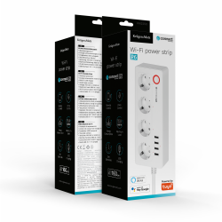 Krüger&Matz Listwa Sieciowa Kruger&Matz 4 Gniazda Typu Niemieckiego I 4Xusb 2100 Ma Connect P6  Tuya [[