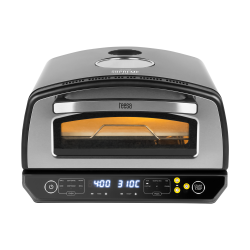 Teesa Piec Do Pizzy Supreme Elite 2200 W, 450 Stopni, Dwie Grzałki, Okno, Led, 33 Cm, Różna Programy Pieczenia [[