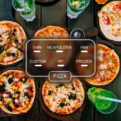 Teesa Piec Do Pizzy Supreme Elite 2200 W, 450 Stopni, Dwie Grzałki, Okno, Led, 33 Cm, Różna Programy Pieczenia [[