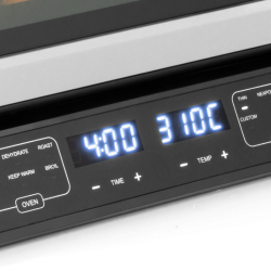 Teesa Piec Do Pizzy Supreme Elite 2200 W, 450 Stopni, Dwie Grzałki, Okno, Led, 33 Cm, Różna Programy Pieczenia [[