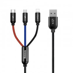 Baseus Kabel USB Baseus 3w1...