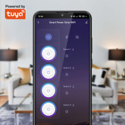 Krüger&Matz Listwa Sieciowa Kruger&Matz 4 Gniazda Typu Niemieckiego I 4Xusb 2100 Ma Connect P6  Tuya [[