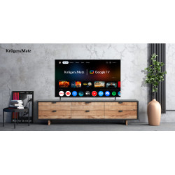 Krüger&Matz Telewizor Kruger&Matz 55" Uhd Google Tv 5.0  Dvb-T2/T/C  H.265  Hevc [[