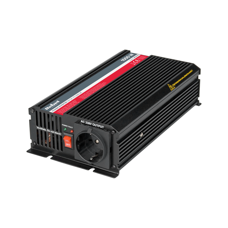 Rebel Przetwornica Rebel 12V/230V 1000W (Gn. Typu F:niemieckie) [[