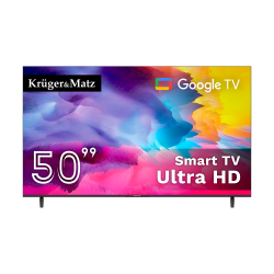 Krüger&Matz Telewizor Kruger&Matz 50" Uhd Google Tv 5.0  Dvb-T2/T/C  H.265  Hevc [[