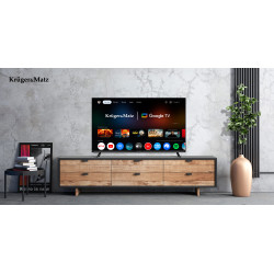 Krüger&Matz Telewizor Kruger&Matz 40" Fhd Google Tv 5.0,  Dvb-T2/S2/T/C   H.265 Hevc [[