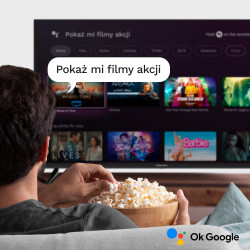 Krüger&Matz Telewizor Kruger&Matz 40" Fhd Google Tv 5.0,  Dvb-T2/S2/T/C   H.265 Hevc [[