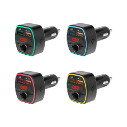 Peiying Transmiter Samochodowy Fm Z Funkcją Bluetooth [[
