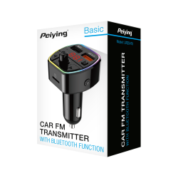 Peiying Transmiter Samochodowy Fm Z Funkcją Bluetooth [[
