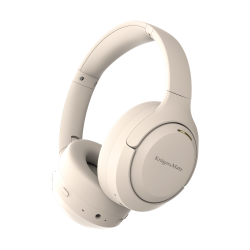 Krüger&Matz Bezprzewodowe Słuchawki Nauszne Z Anc , Kruger&Matz F8A , Beżowe [[