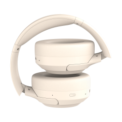 Krüger&Matz Bezprzewodowe Słuchawki Nauszne Z Anc , Kruger&Matz F8A , Beżowe [[