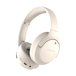 Krüger&Matz Bezprzewodowe Słuchawki Nauszne Z Anc , Kruger&Matz Street 4 , Beżowe [[