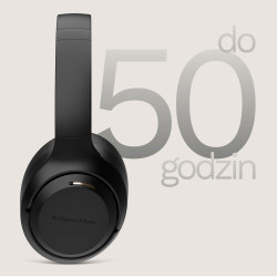 Krüger&Matz Bezprzewodowe Słuchawki Nauszne Z Anc , Kruger&Matz F8A , Beżowe [[