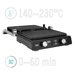 Teesa Grill Elektryczny Teesa , Panini Grill , Opiekacz, 3 Pozycje , Wyjmowane Wkłady, 2000W [[