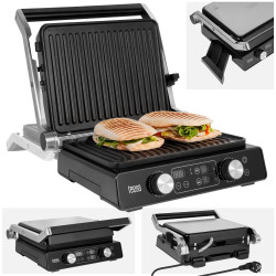 Teesa Grill Elektryczny Teesa , Panini Grill , Opiekacz, 3 Pozycje , Wyjmowane Wkłady, 2000W [[