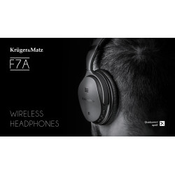 Krüger&Matz Bezprzewodowe Słuchawki Nauszne Z Anc Kruger&Matz F7A [[