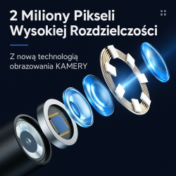 Eurokomp Kamera Inspekcyjna Endoskopowa Z Ruchomą Głowicą E6257 [[
