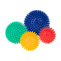 Rebel Zestaw Piłeczek Sensorycznych Z Kolcami Do Masażu, 4 Piłeczki , Rebel Active [[