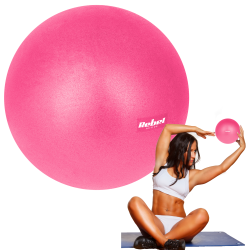 Rebel Mini Piłka Gimnastyczna Do Pilates Rehabilitacyjna 25Cm, Kolor Różowy, Rebel Active [[