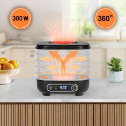 Teesa Suszarka Do Grzybów , Warzyw , Owoców , 300W , 5 Sit , Wyświetlacz , Termoobieg , Teesa [[