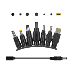 Krüger&Matz Zasilacz Uniwersalny Kruger&Matz 65W Z Funkcją Power Delivery 7 Końcówek [[