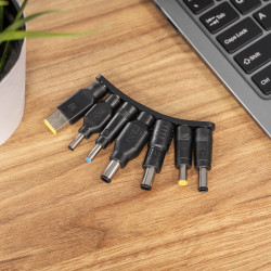 Krüger&Matz Zasilacz Uniwersalny Kruger&Matz 65W Z Funkcją Power Delivery 7 Końcówek [[