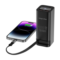 Krüger&Matz Powerbank Kruger&Matz 20000 Mah Li-Ion 100W Z Funkcją Qc Oraz Pd [[