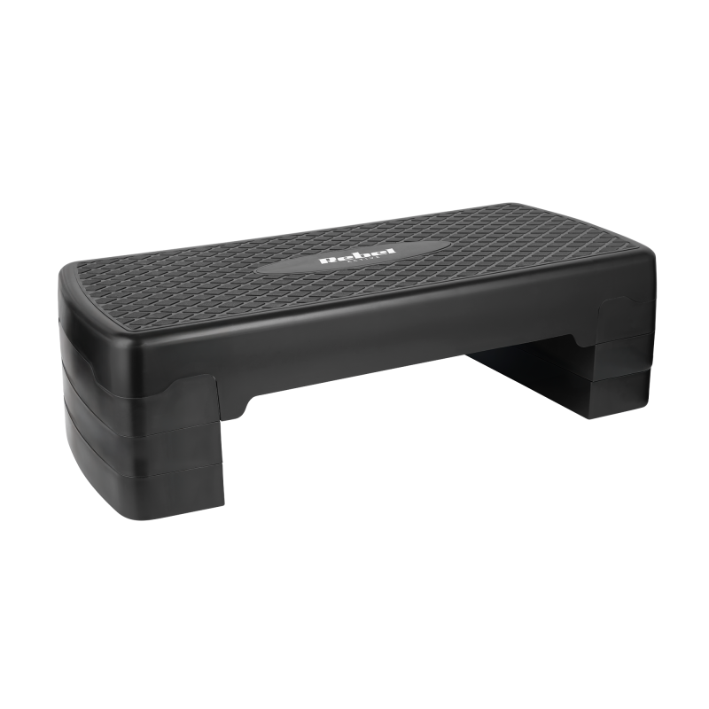 Rebel Step Do Aerobiku I Ćwiczeń Fitness, 3 Stopnie, 68Cm, Czarny, Rebel Active [[