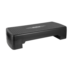 Rebel Step Do Aerobiku I Ćwiczeń Fitness, 2 Stopnie, 68Cm, Czarny, Rebel Active [[