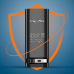 Krüger&Matz Powerbank Kruger&Matz 20000 Mah Li-Ion 100W Z Funkcją Qc Oraz Pd [[